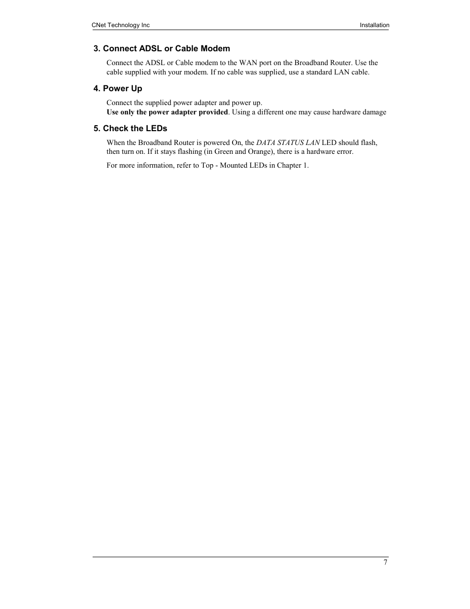 CNet Technology CNIG904S User Manual | Page 10 / 54