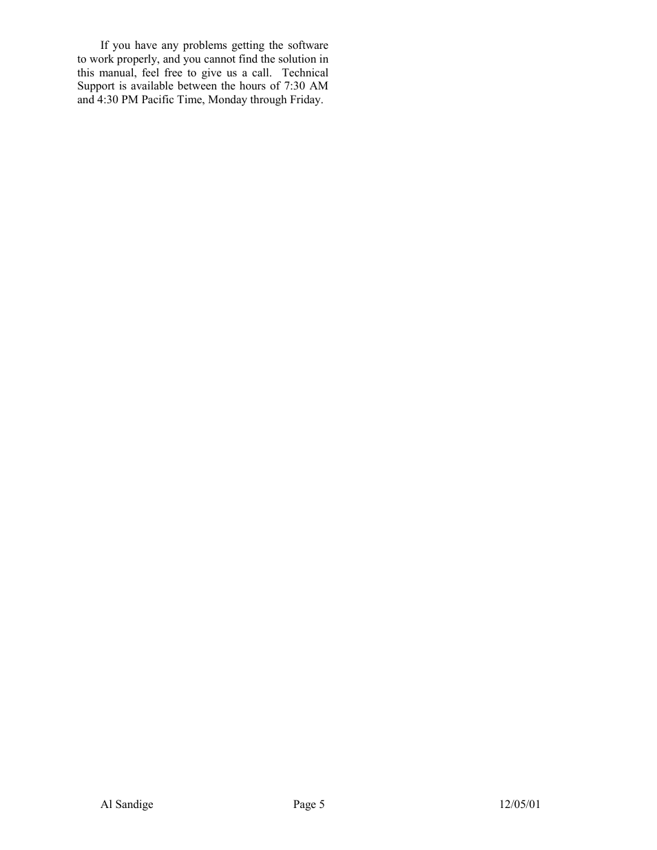 Tech support - 916-786-6186 | Skutch Electronics BA-1000 User Manual | Page 5 / 5