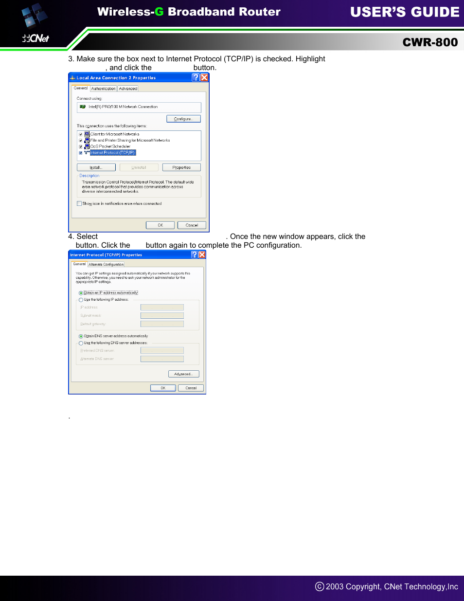 CNet Technology CWR-800 User Manual | Page 14 / 51