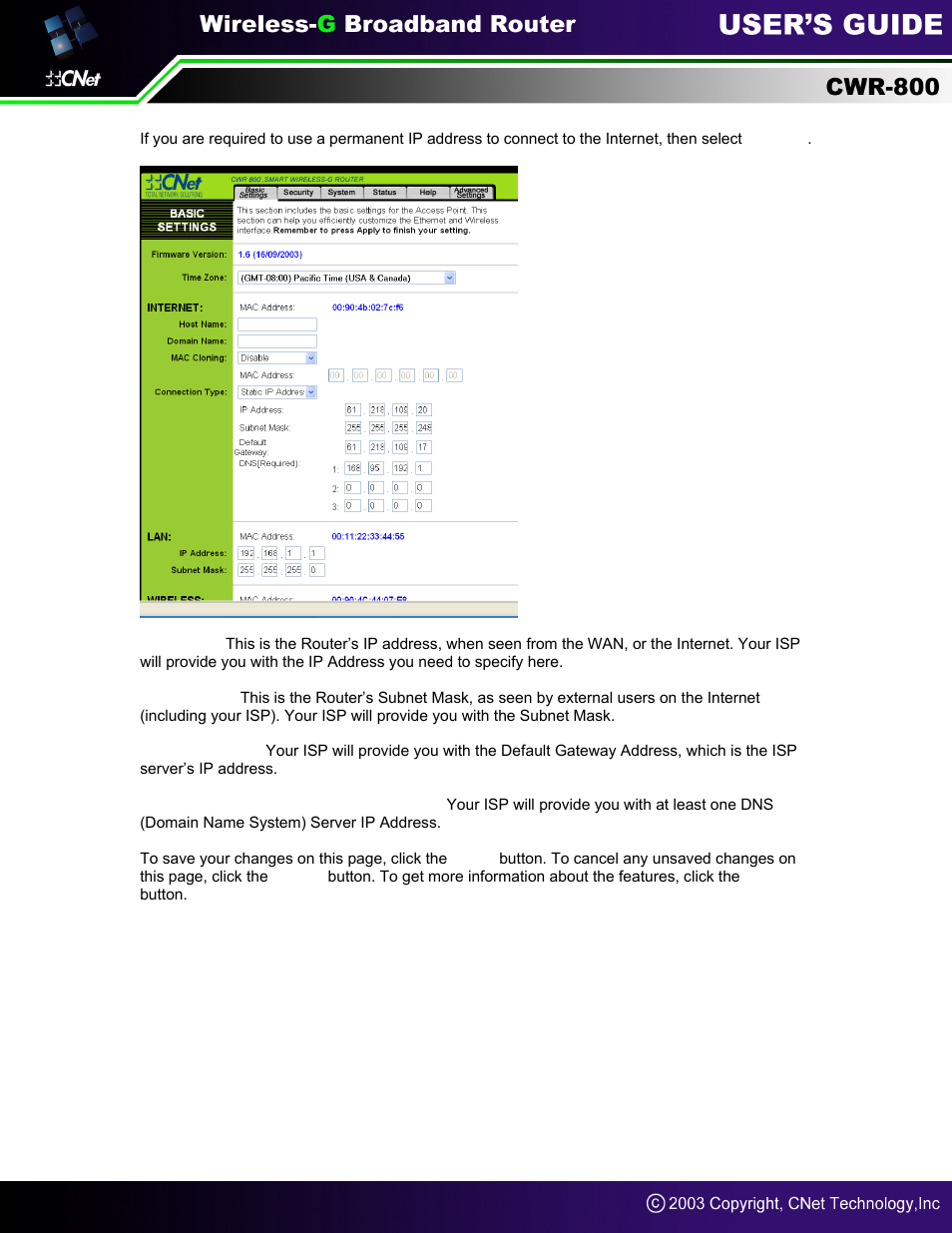 CNet Technology CWR-800 User Manual | Page 24 / 51