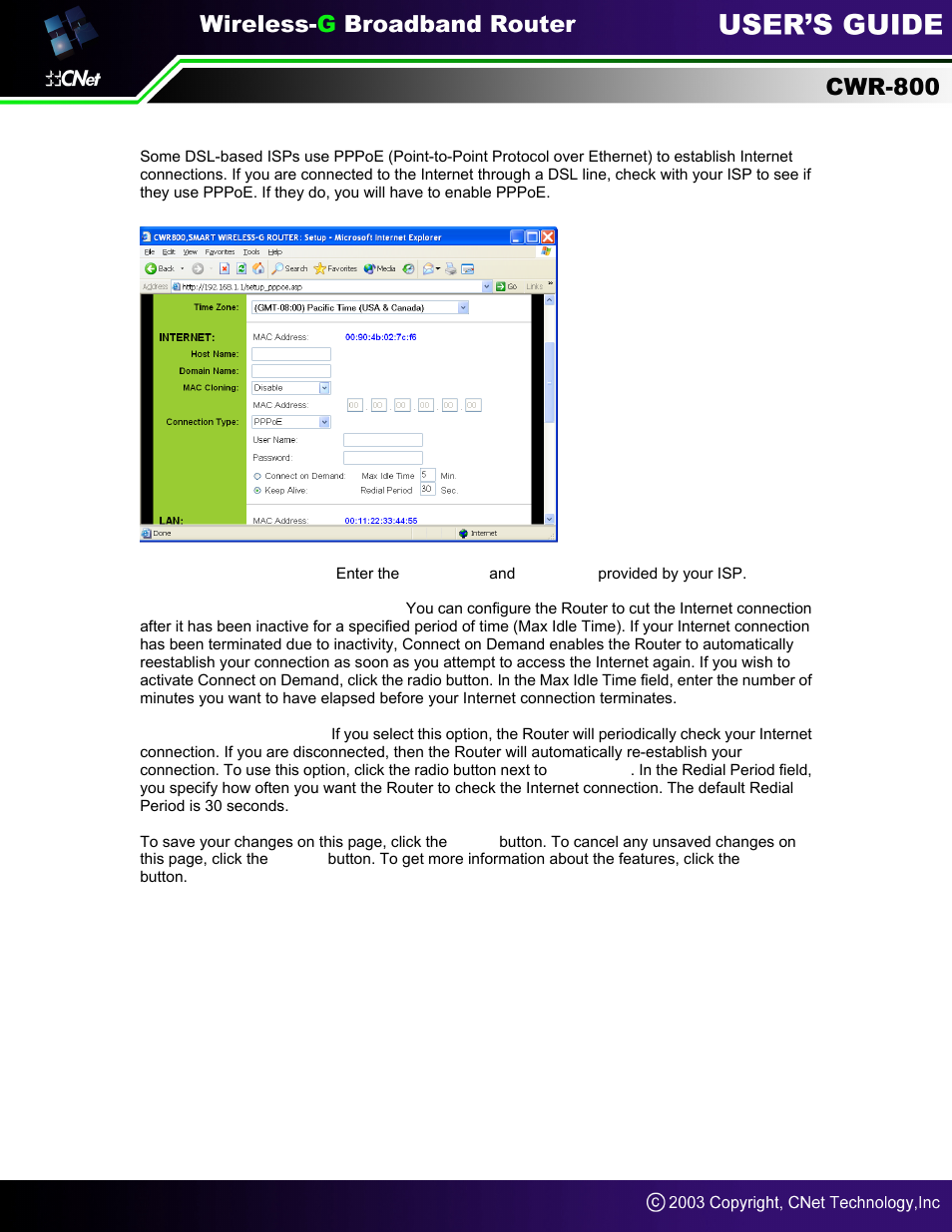 CNet Technology CWR-800 User Manual | Page 25 / 51