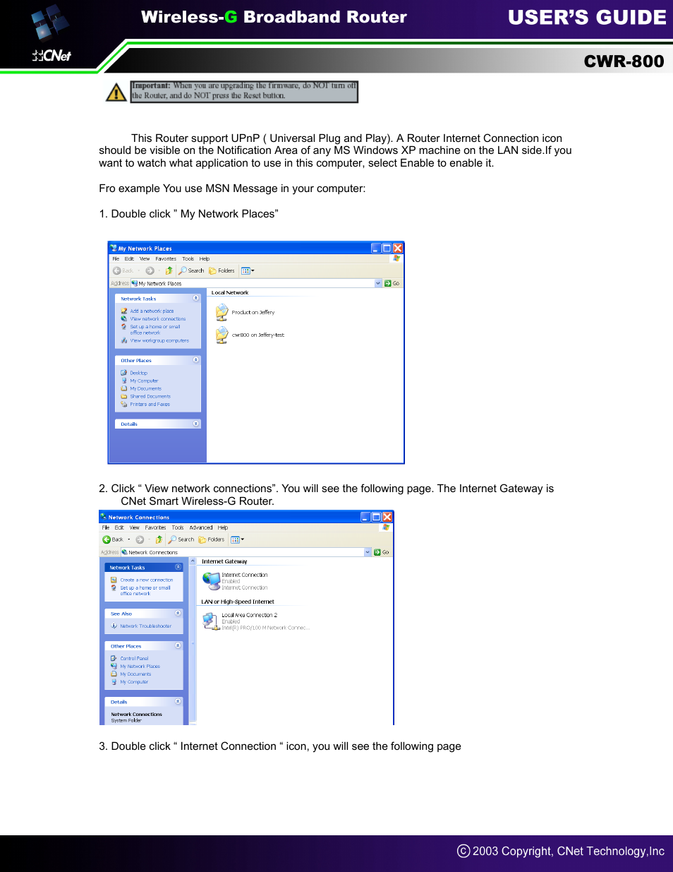 CNet Technology CWR-800 User Manual | Page 34 / 51
