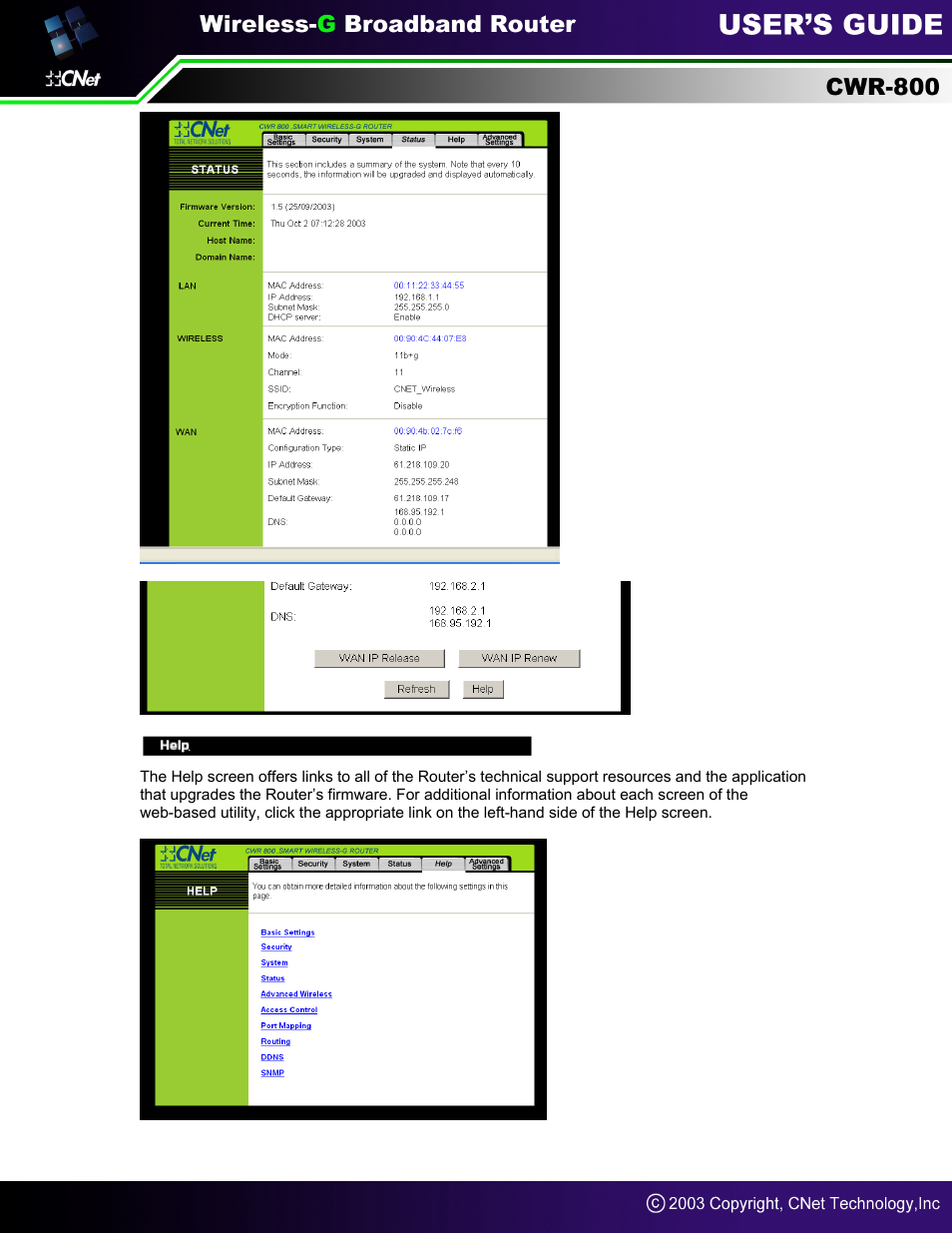 CNet Technology CWR-800 User Manual | Page 39 / 51