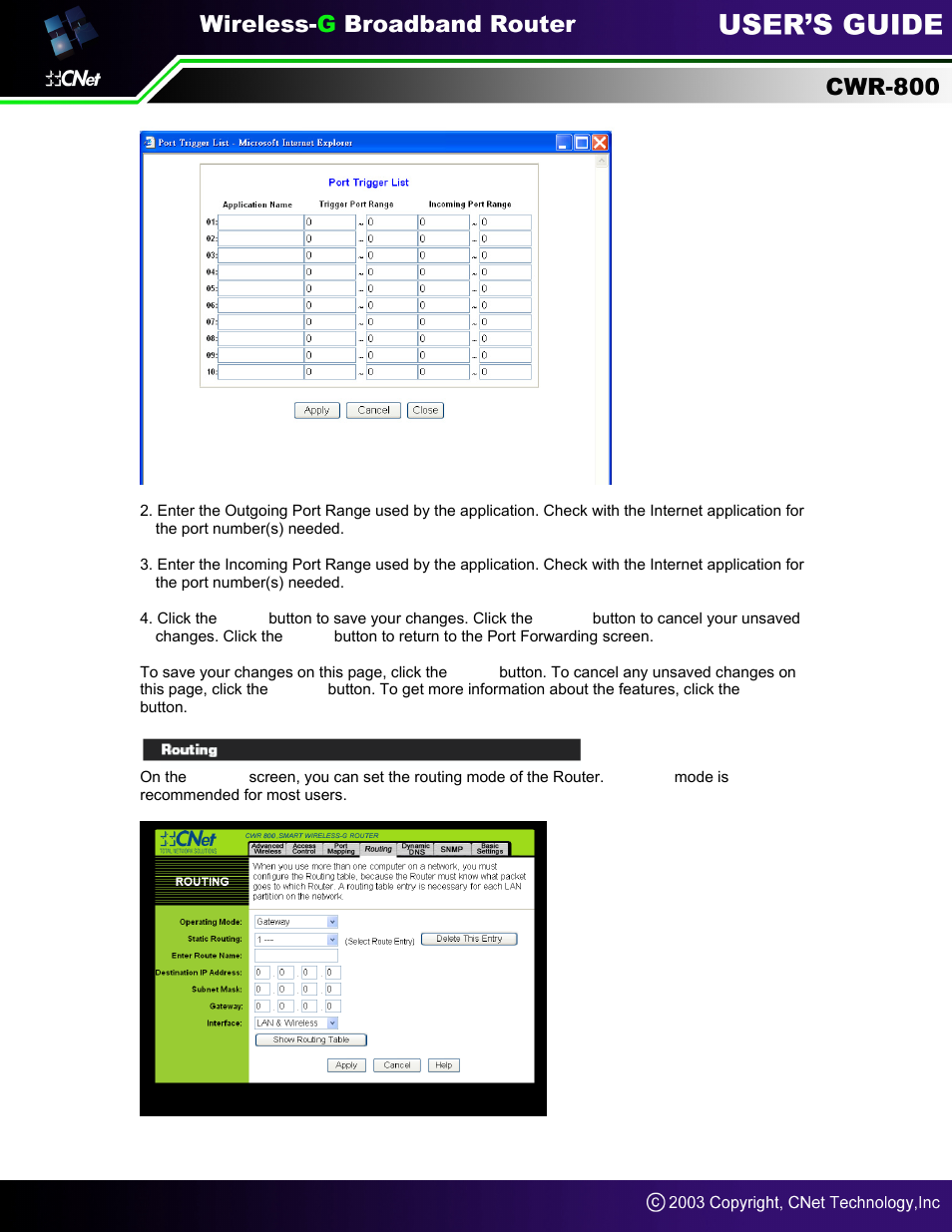 CNet Technology CWR-800 User Manual | Page 47 / 51