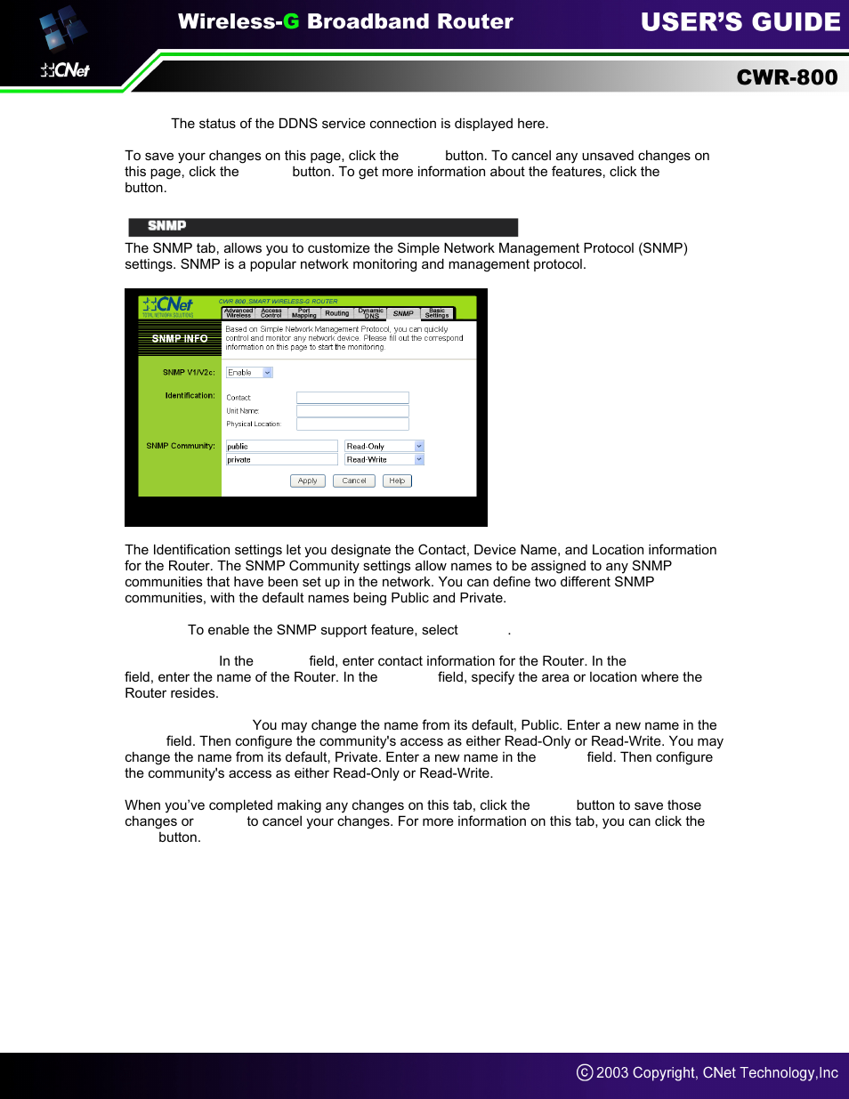 CNet Technology CWR-800 User Manual | Page 50 / 51