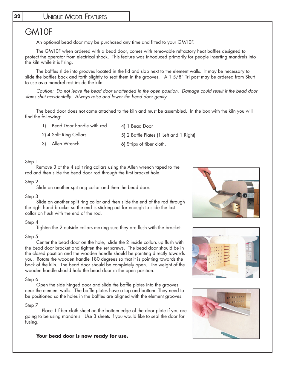 Gm10f | Skutt GlassMaster Kiln User Manual | Page 32 / 48