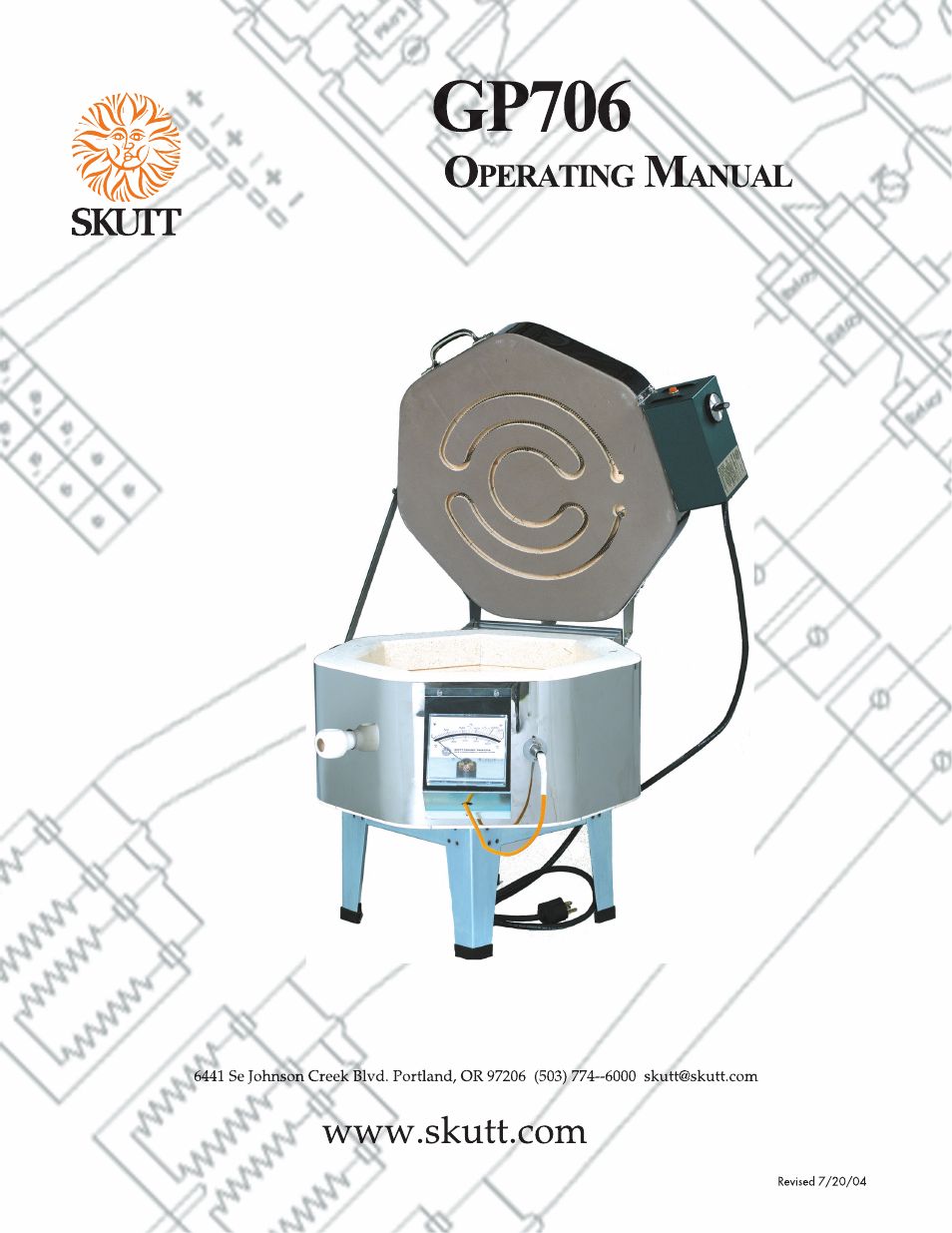 Skutt GP706 User Manual | 3 pages