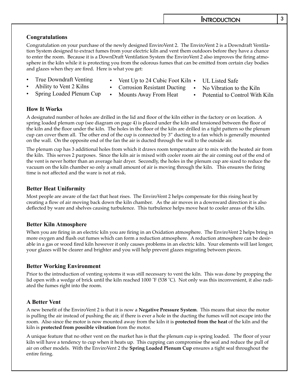 Skutt EnviroVent 2 User Manual | Page 3 / 16