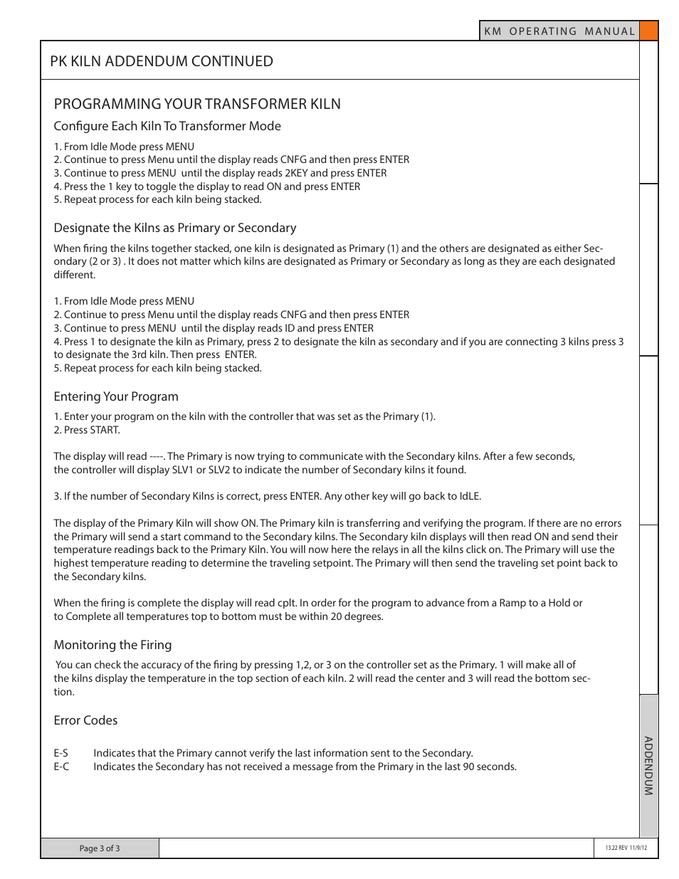 Skutt Transformer User Manual | Page 3 / 3
