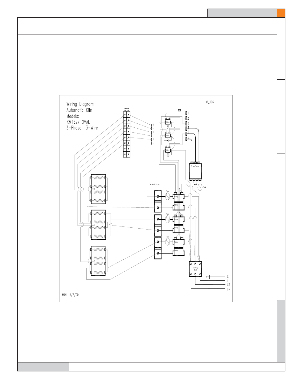 Oval kiln addendum continued | Skutt Oval Kiln User Manual | Page 4 / 4