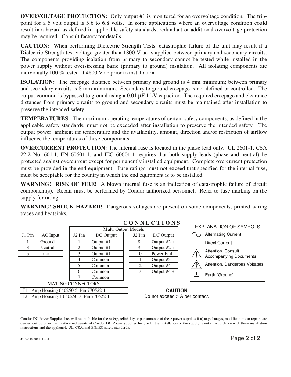 SL Power Electronics GLM75 Multiple Output User Manual | Page 2 / 2