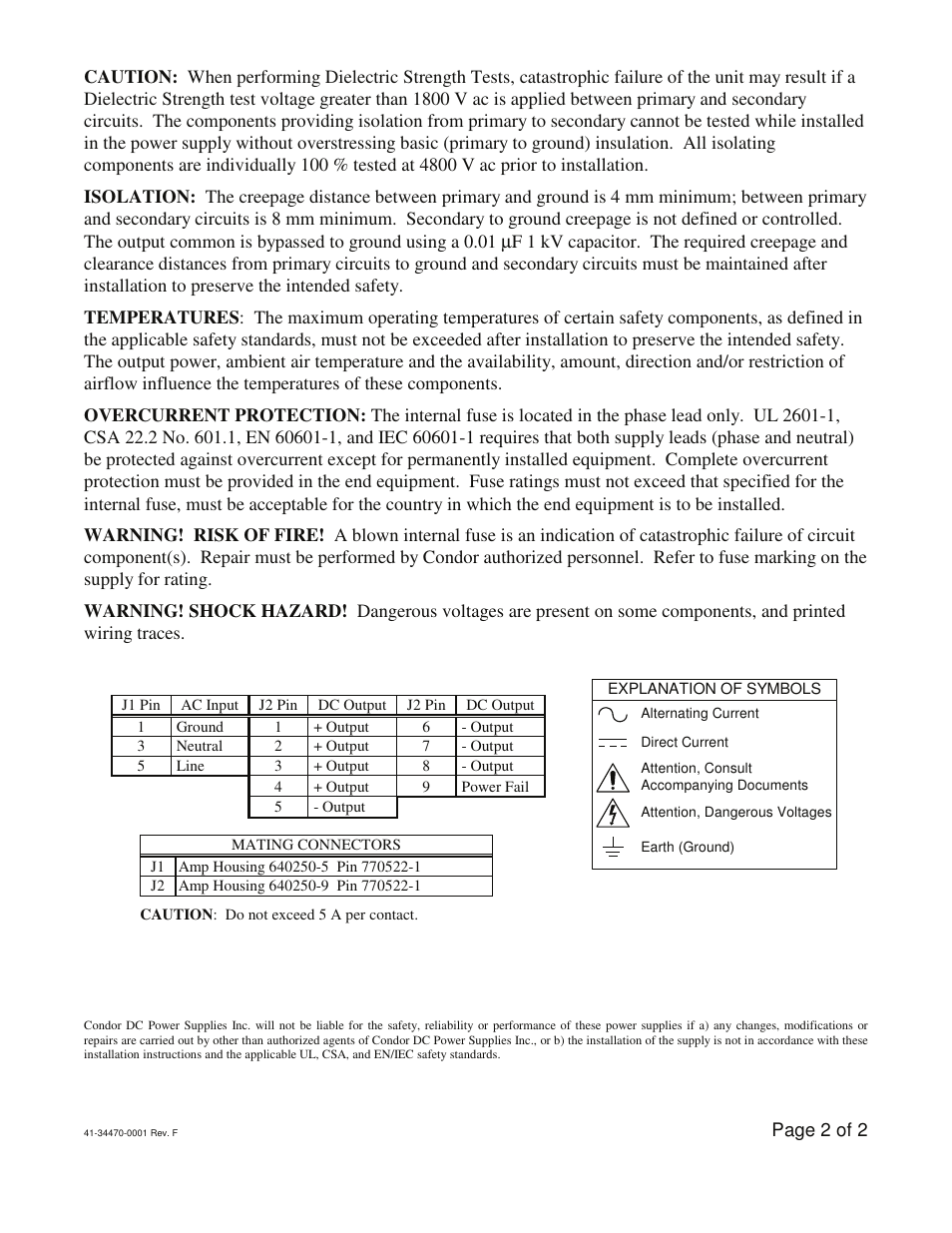 SL Power Electronics GLM75 Single Output User Manual | Page 2 / 2