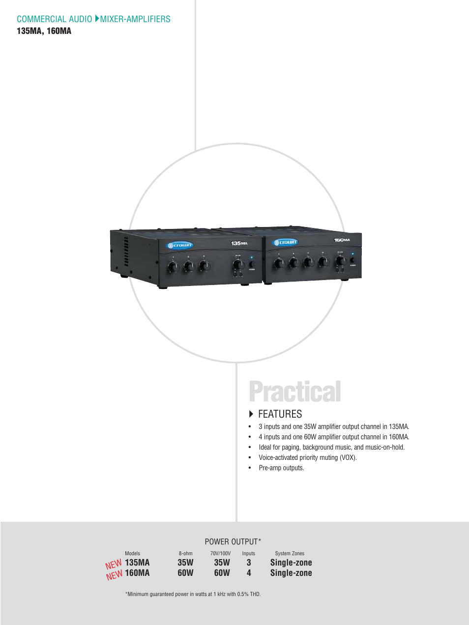 Practical, Features | Crown CTS 600 User Manual | Page 26 / 83