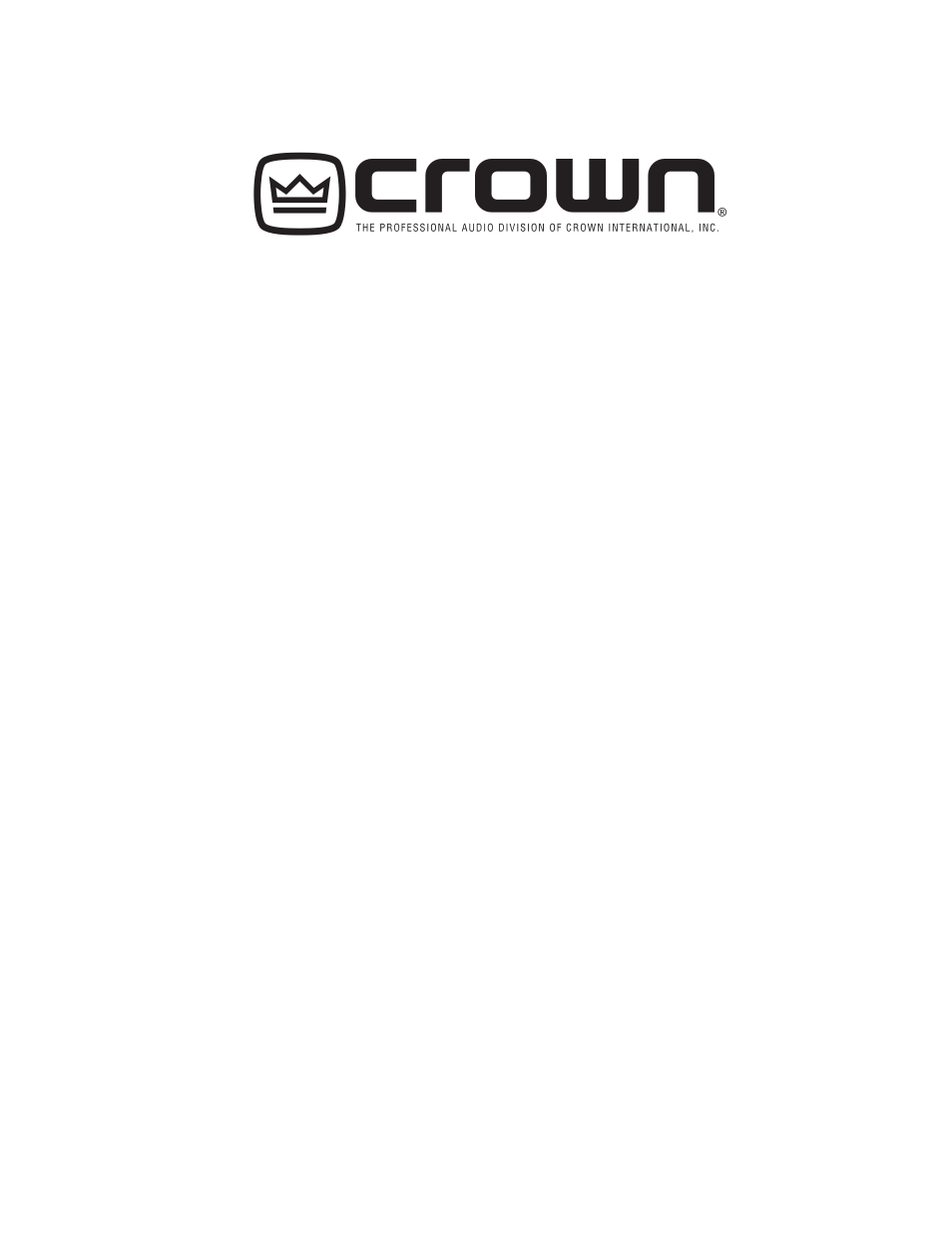 Crown AMB-5 User Manual | 28 pages