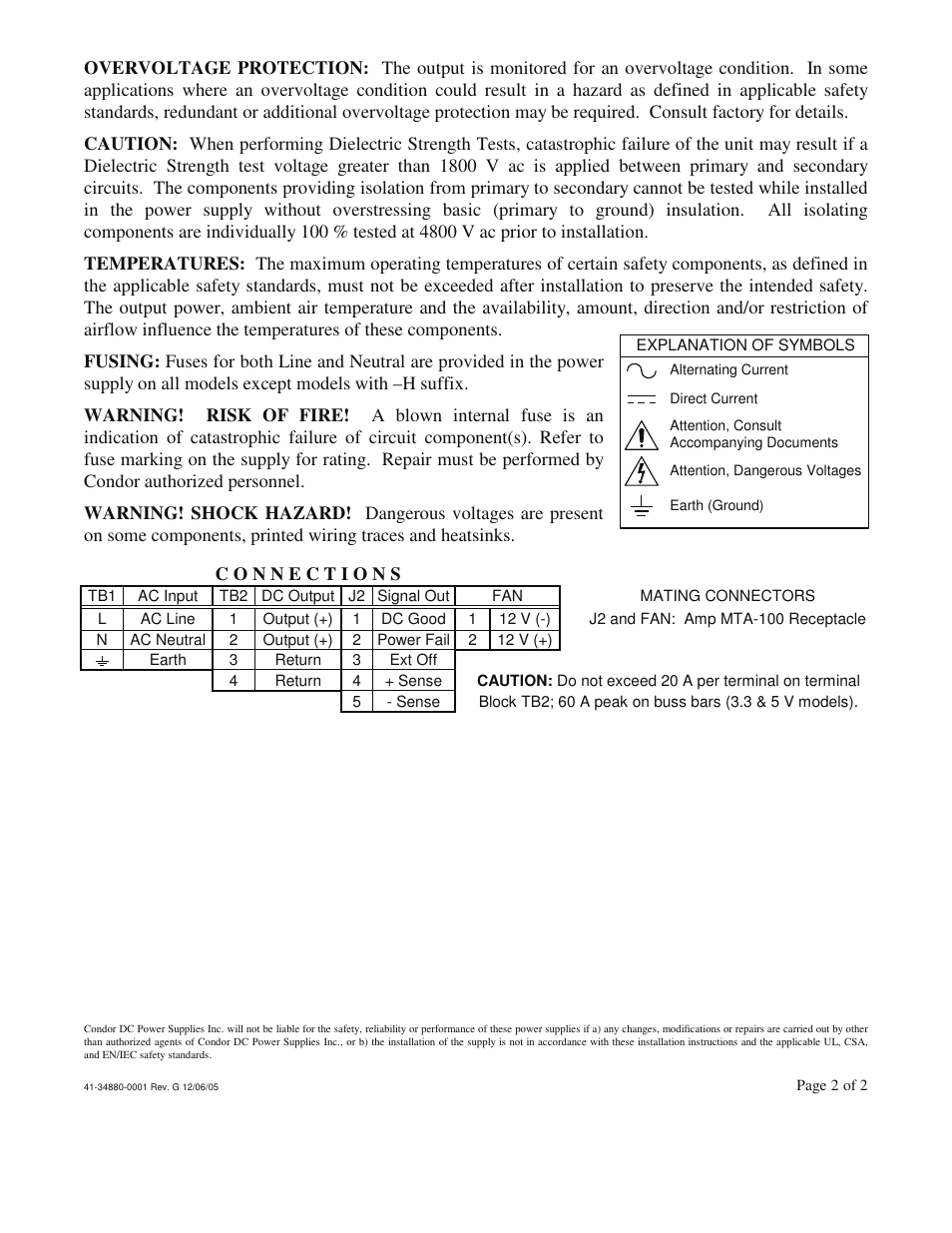 SL Power Electronics GPFM250 User Manual | Page 2 / 2