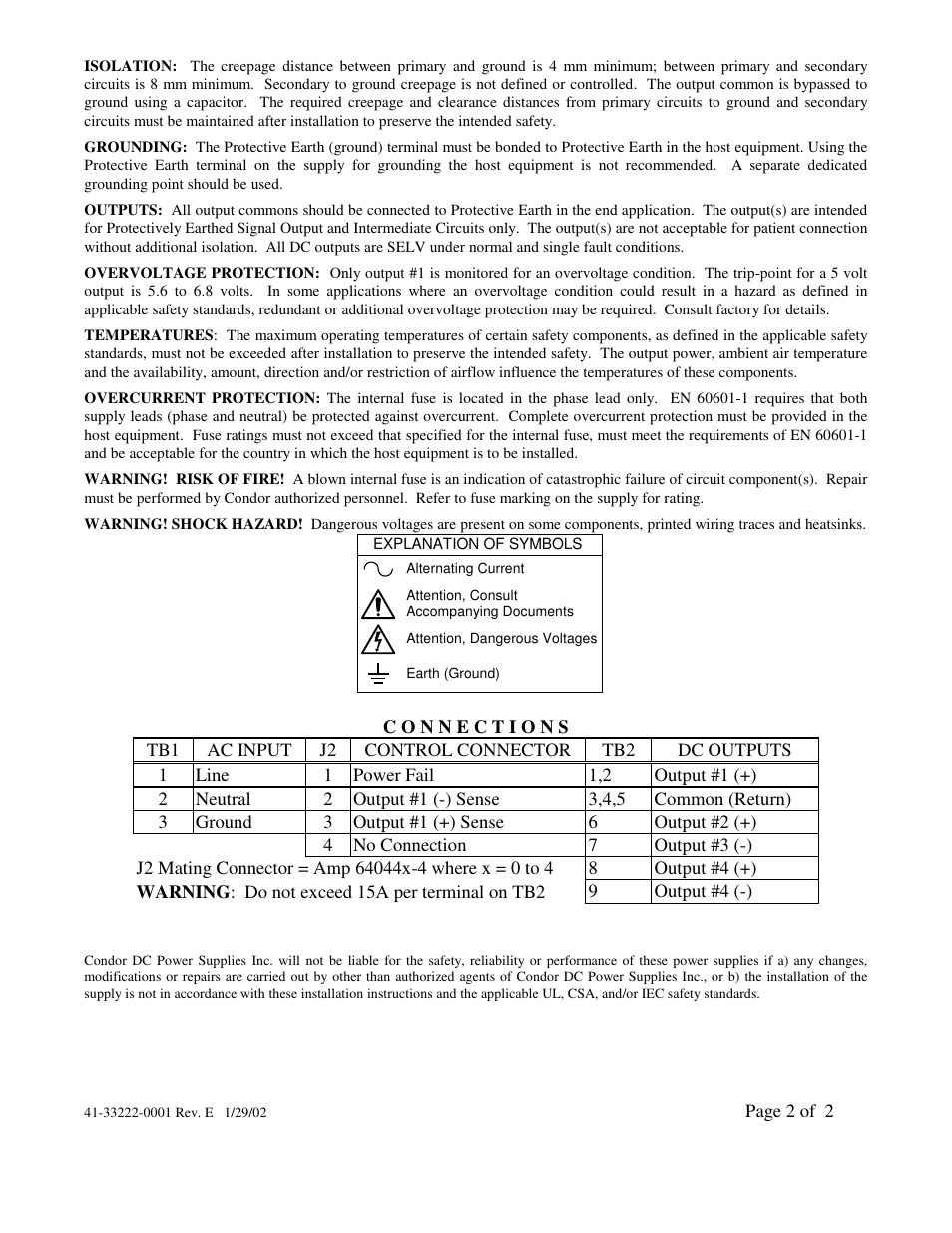 SL Power Electronics GPM200 User Manual | Page 2 / 2