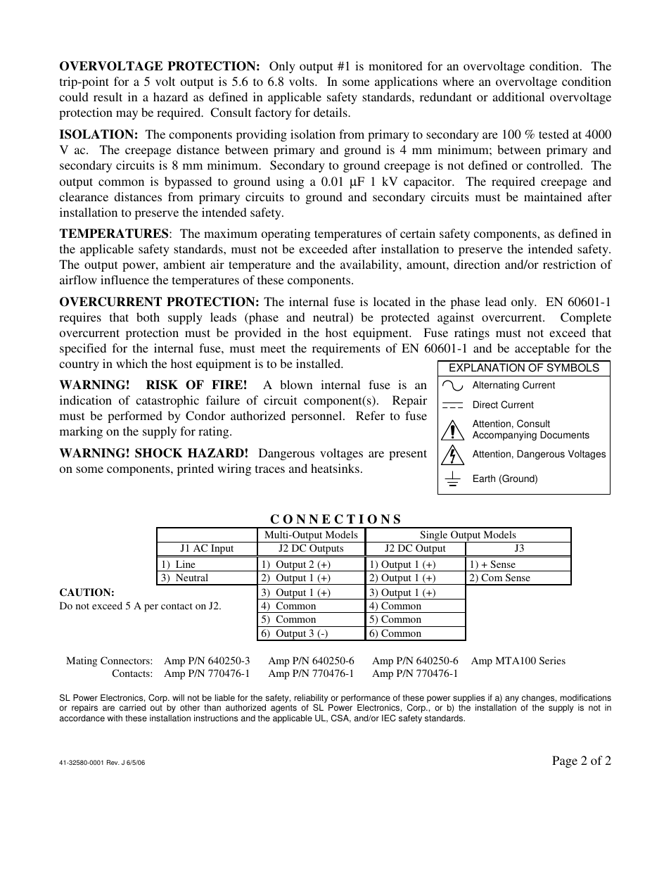 SL Power Electronics GPM40 User Manual | Page 2 / 2