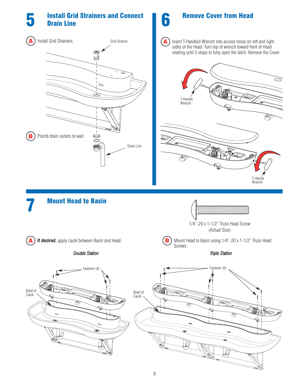 Sloan EW-72000 Installaton User Manual | Page 5 / 11