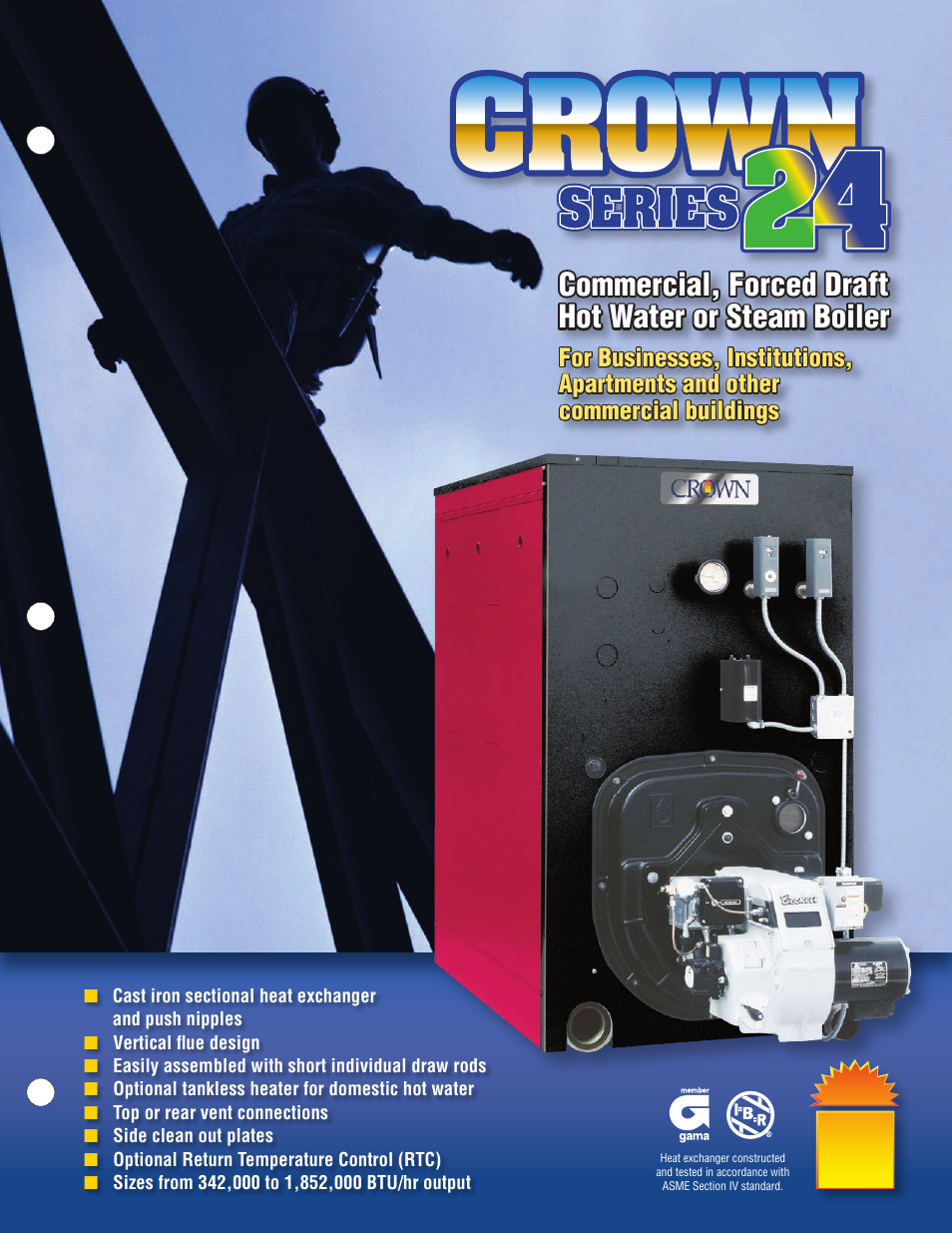 Crown Series 24 User Manual | 8 pages