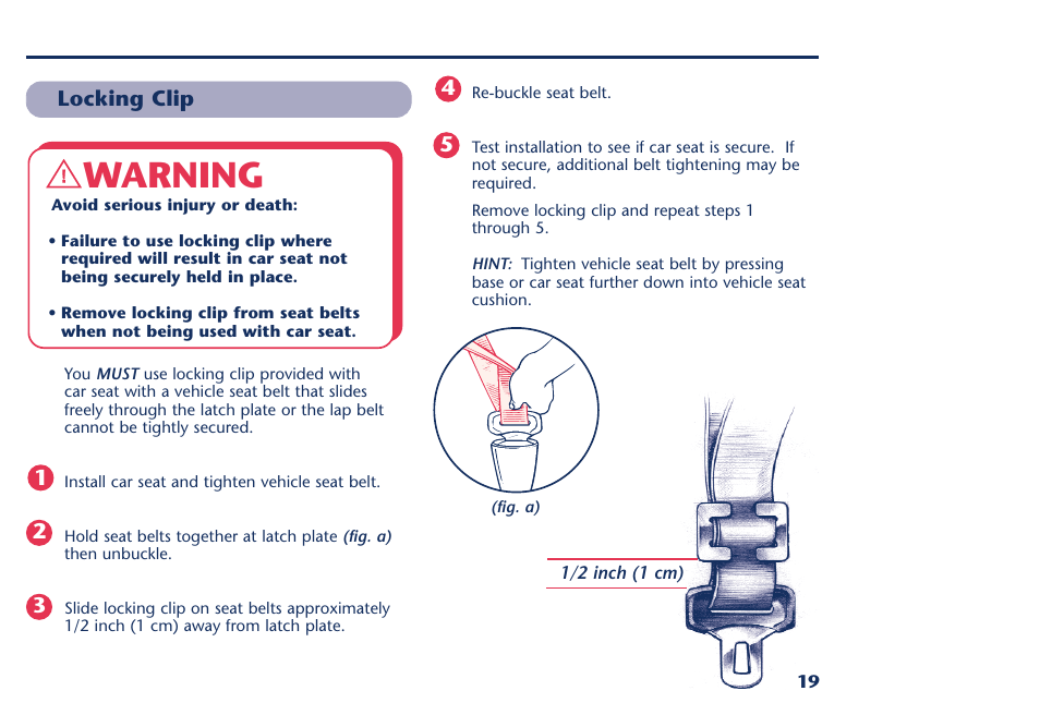 Warning | Century PM-1016AA User Manual | Page 37 / 40