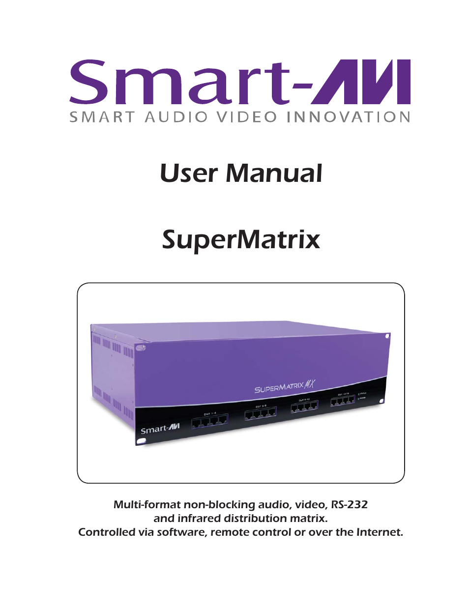 Smart Avi SuperMatrix User Manual | 27 pages