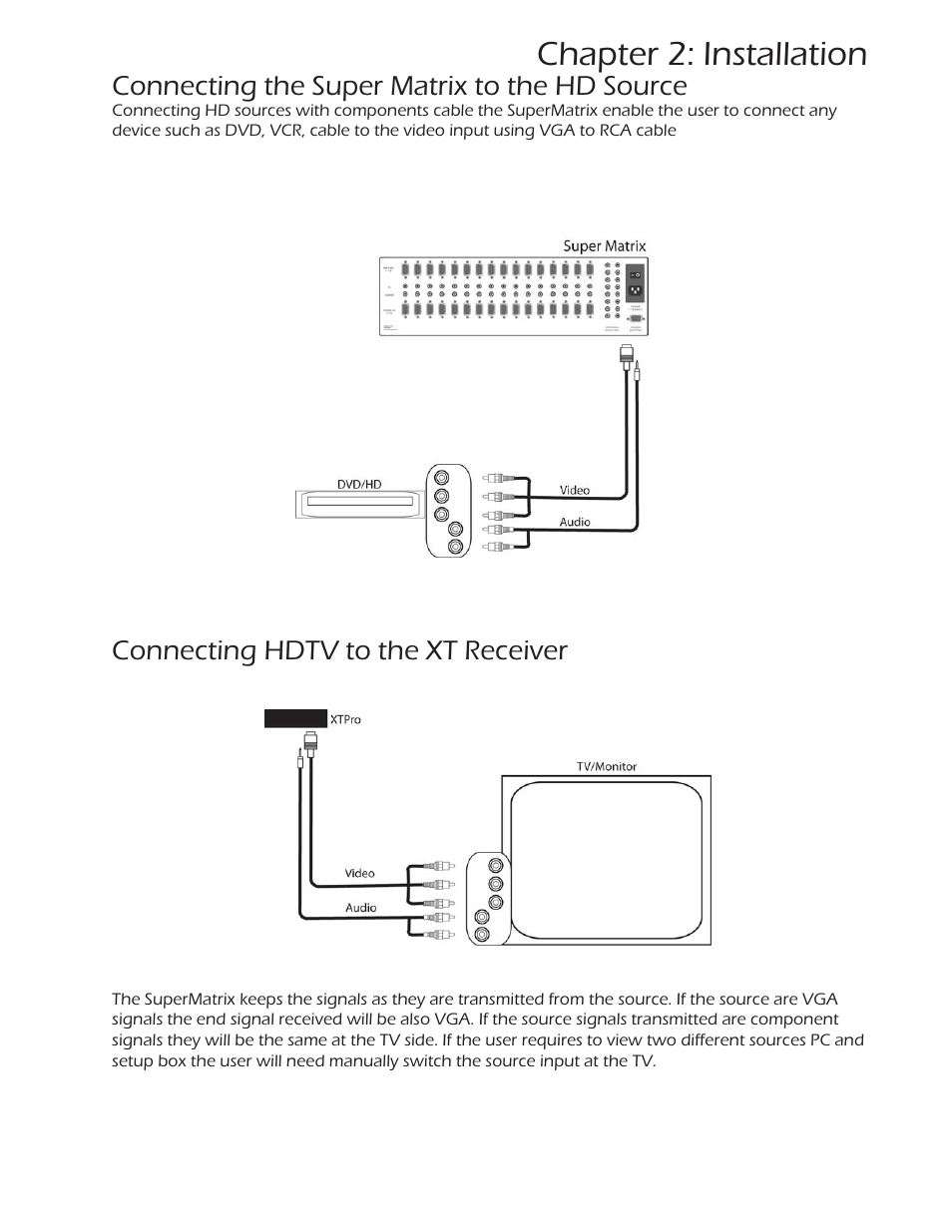 Chapter 2: installation | Smart Avi SuperMatrix User Manual | Page 13 / 27