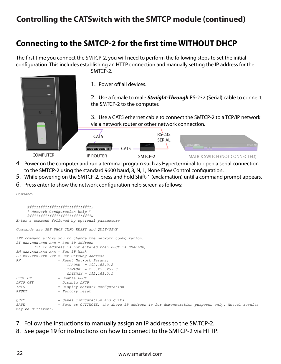 Smart Avi CATSwitch User Manual | Page 22 / 32
