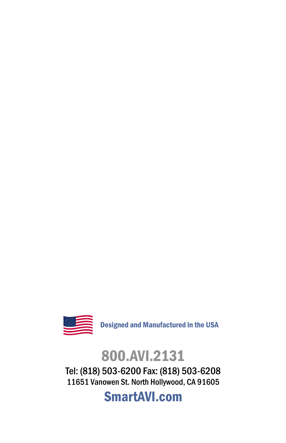 Avi.2131 | Smart Avi HDR-4x4-Plus User Manual | Page 12 / 12