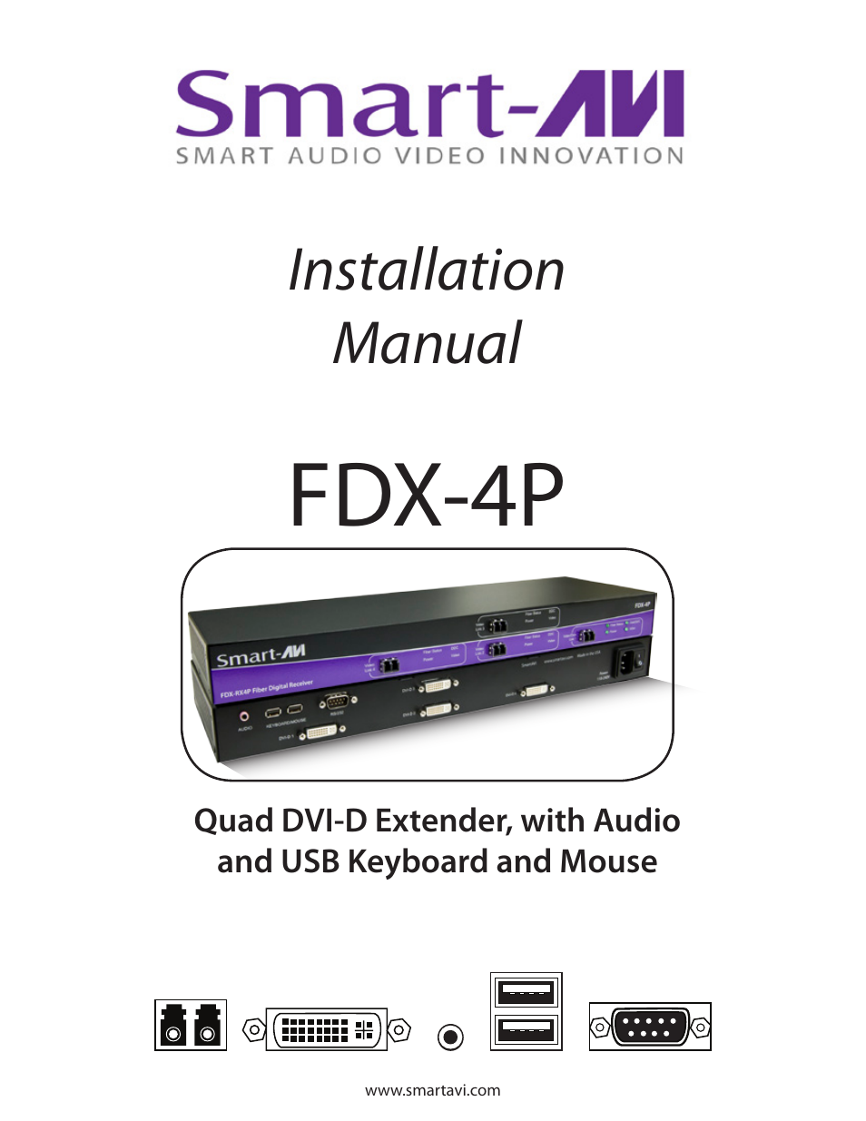Smart Avi FDX-4P User Manual | 8 pages