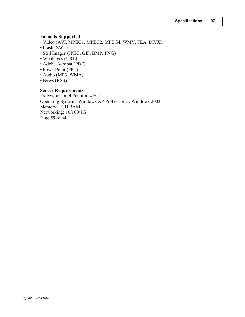 Smart Avi SignagePro User Manual | Page 101 / 108