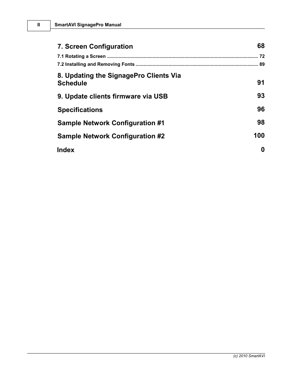Smart Avi SignagePro User Manual | Page 4 / 108