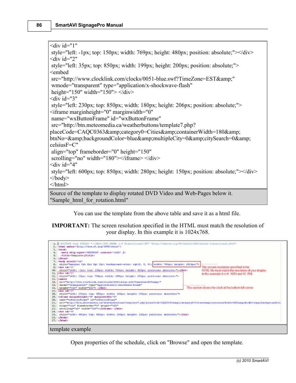 Smart Avi SignagePro User Manual | Page 90 / 108