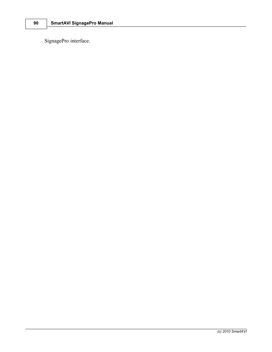 Smart Avi SignagePro User Manual | Page 94 / 108