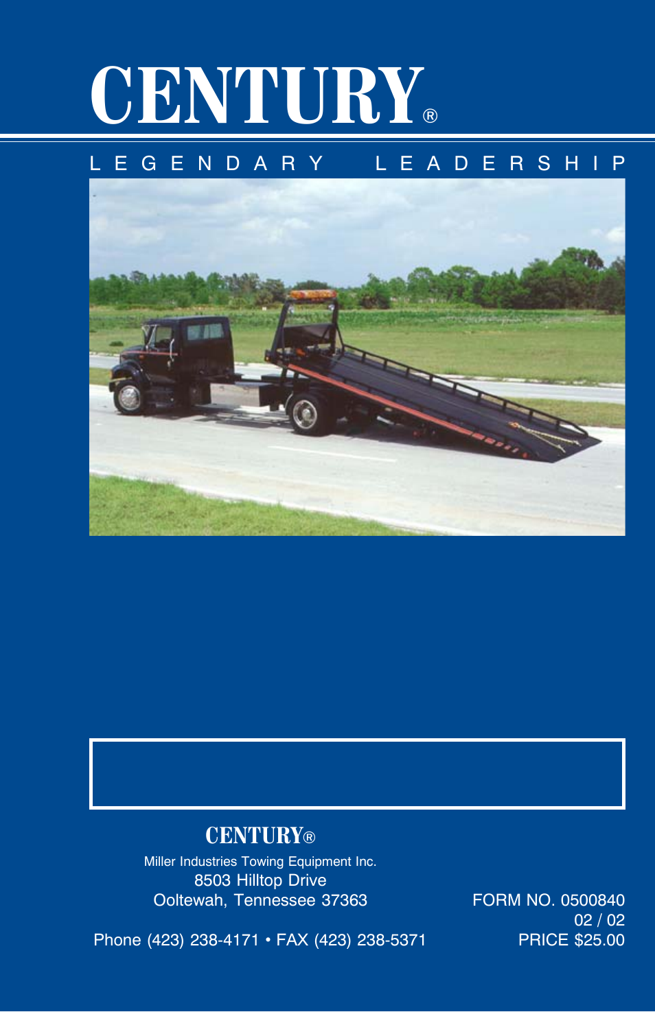 Century 15 User Manual | 34 pages