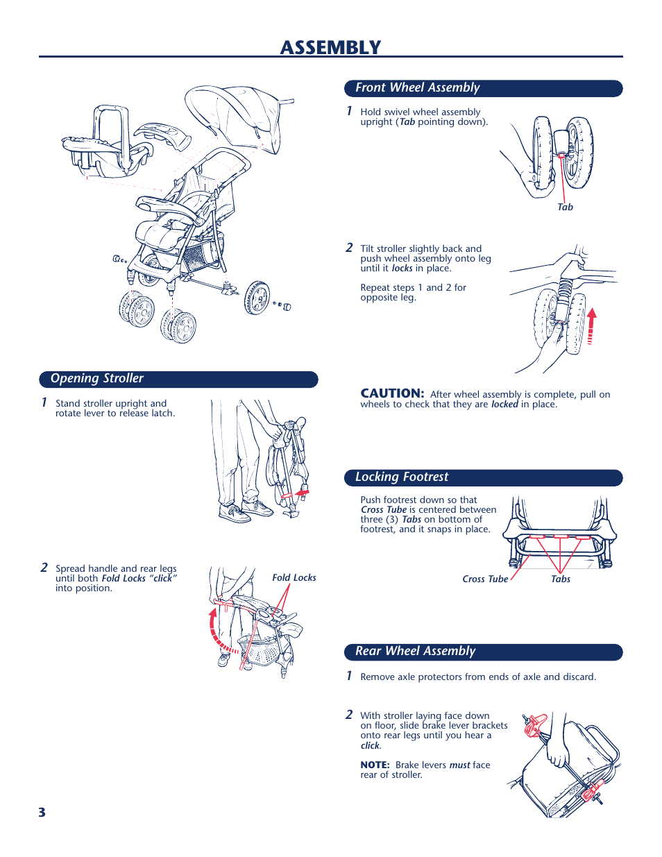 Assembly | Century Travel SolutionsTM Plus User Manual | Page 4 / 40