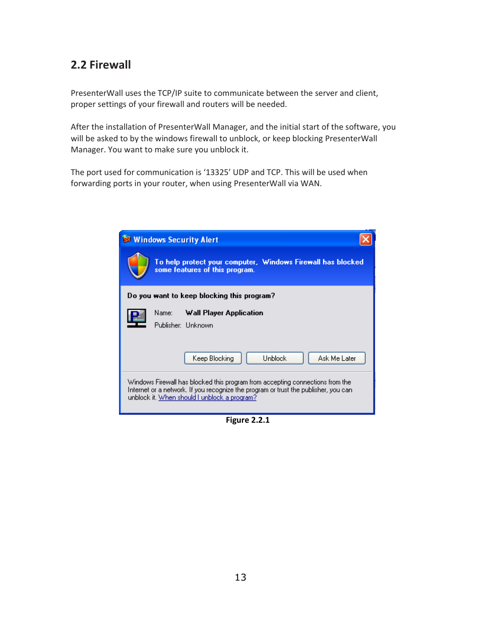 2 firewall | Smart Avi PresenterWall User Manual | Page 13 / 48