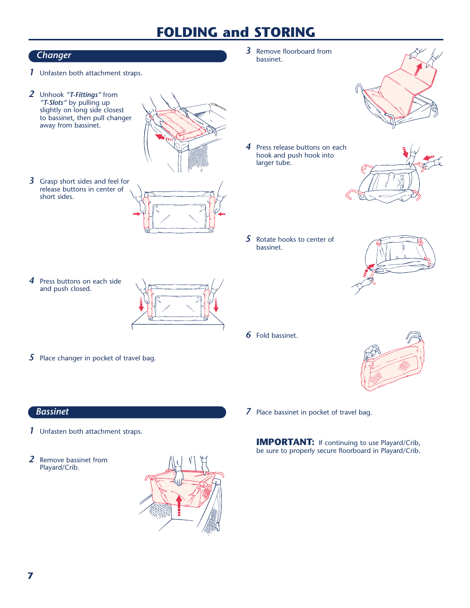 Folding and storing | Century PM-1763AA User Manual | Page 8 / 12