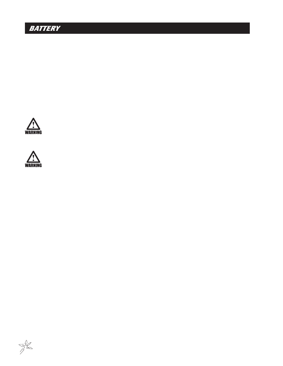 Battery | Smithco Diesel Super Rake 17-001 Maintenance Manual User Manual | Page 22 / 33
