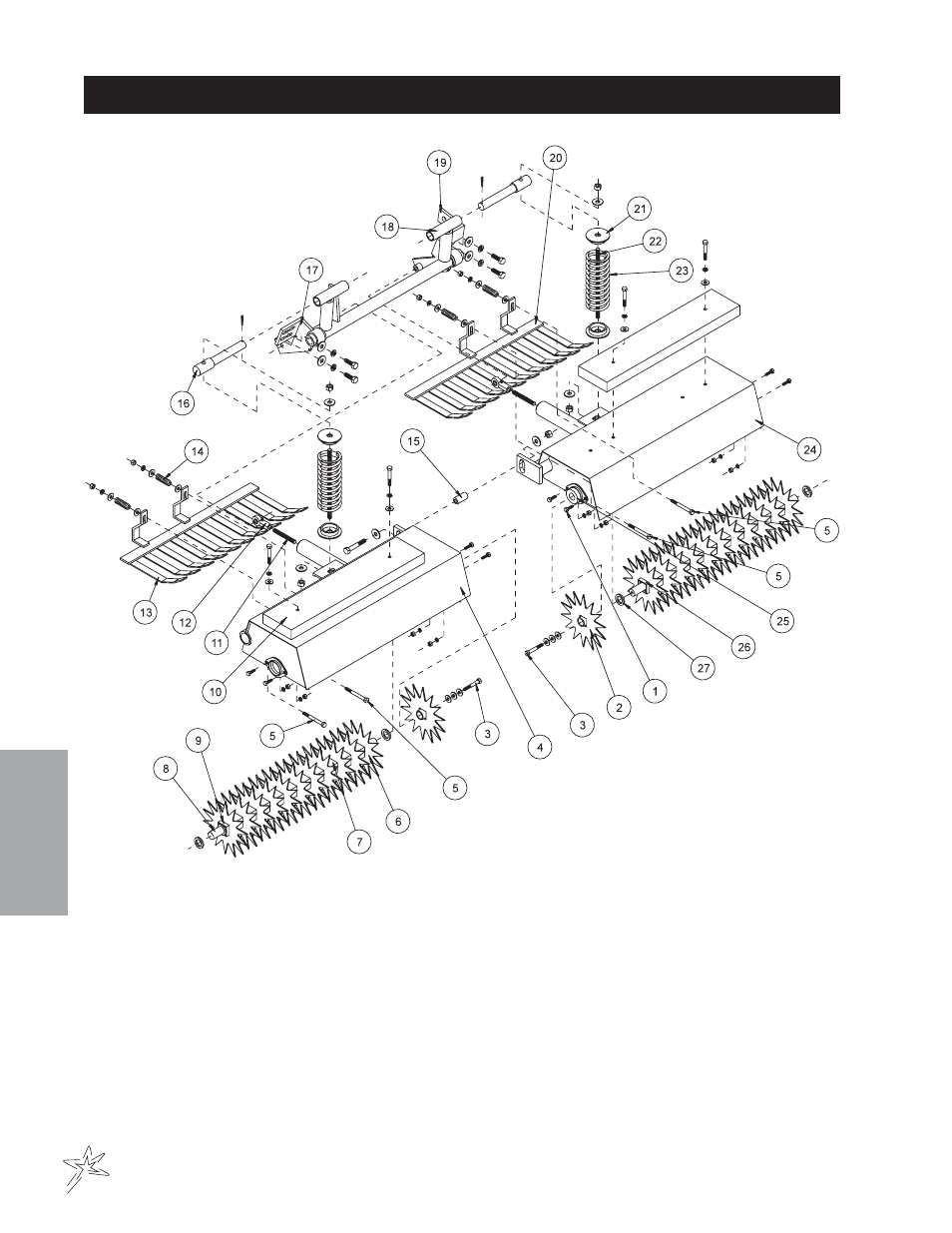 190 spiker drawing | Smithco Diesel Super Rake 17-001-B (sn 2564 – 2620) Parts & Service Manual User Manual | Page 100 / 108