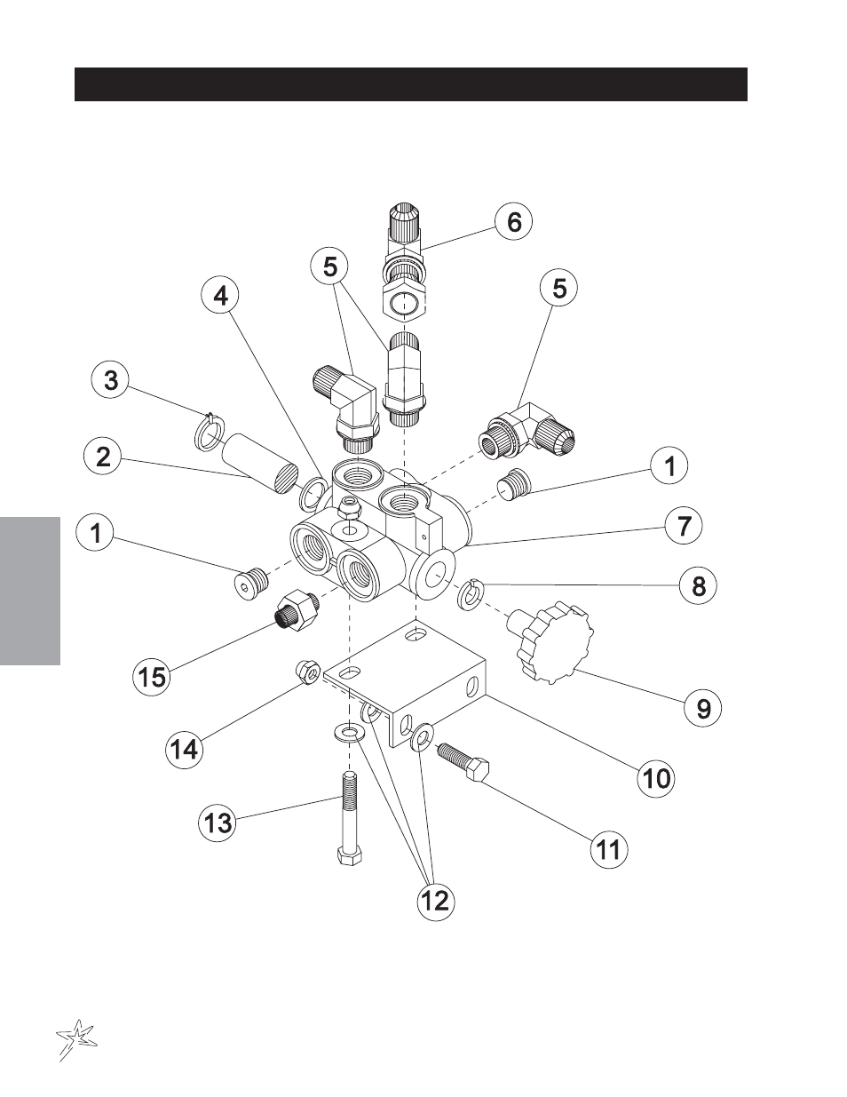On-off valve drawing | Smithco Diesel Super Rake 17-001-B (sn 2564 – 2620) Parts & Service Manual User Manual | Page 40 / 108