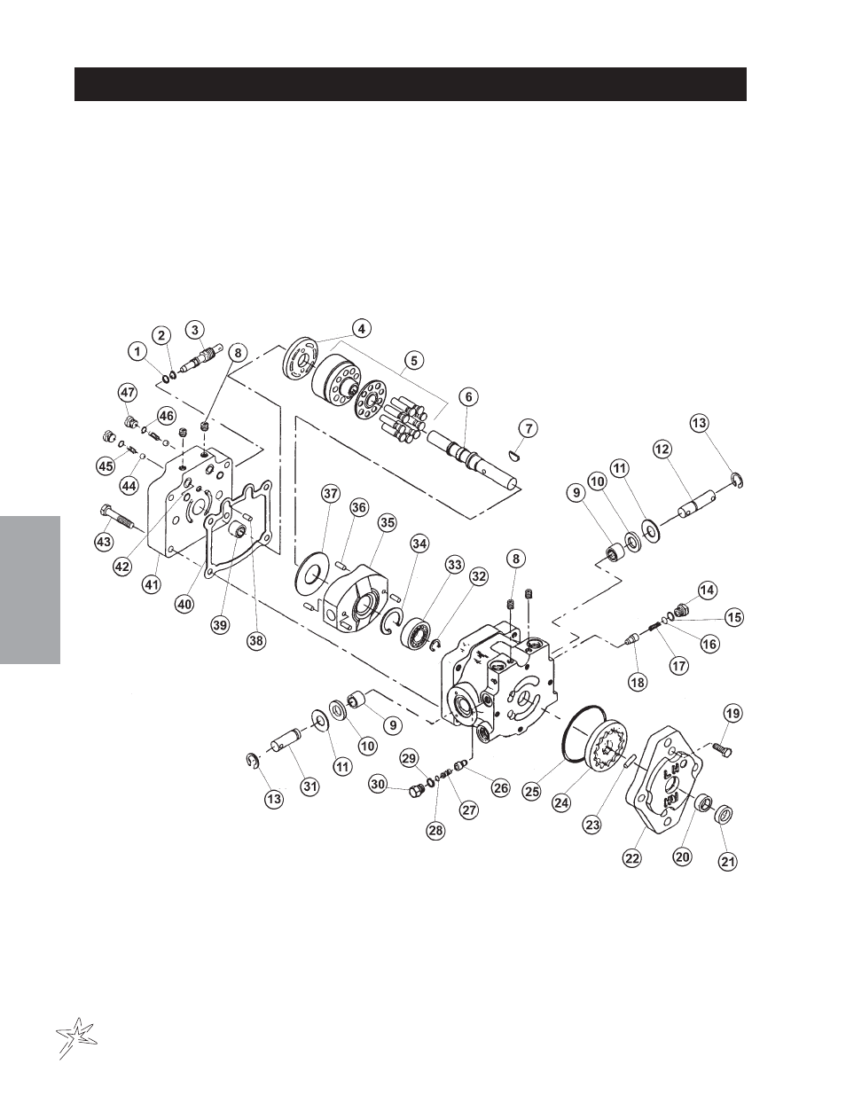 110 variable pump drawing | Smithco Diesel Super Rake 17-001-B (sn 2564 – 2620) Parts & Service Manual User Manual | Page 44 / 108