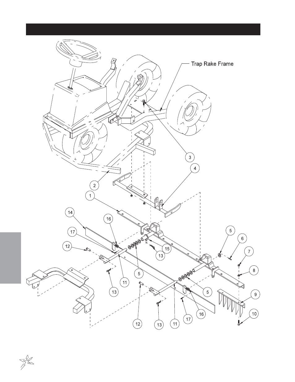 577 scarifier vertical blades drawing | Smithco Diesel Super Rake 17-001-B (sn 2564 – 2620) Parts & Service Manual User Manual | Page 66 / 108