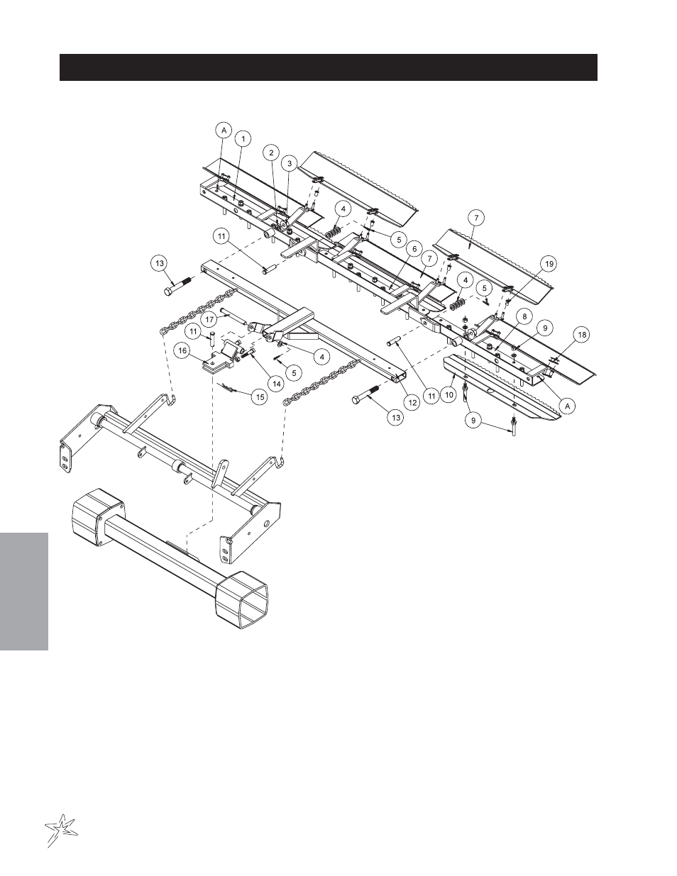 606 rake assembly with lexan blades drawing | Smithco Diesel Super Rake 17-001-B (sn 2564 – 2620) Parts & Service Manual User Manual | Page 84 / 108