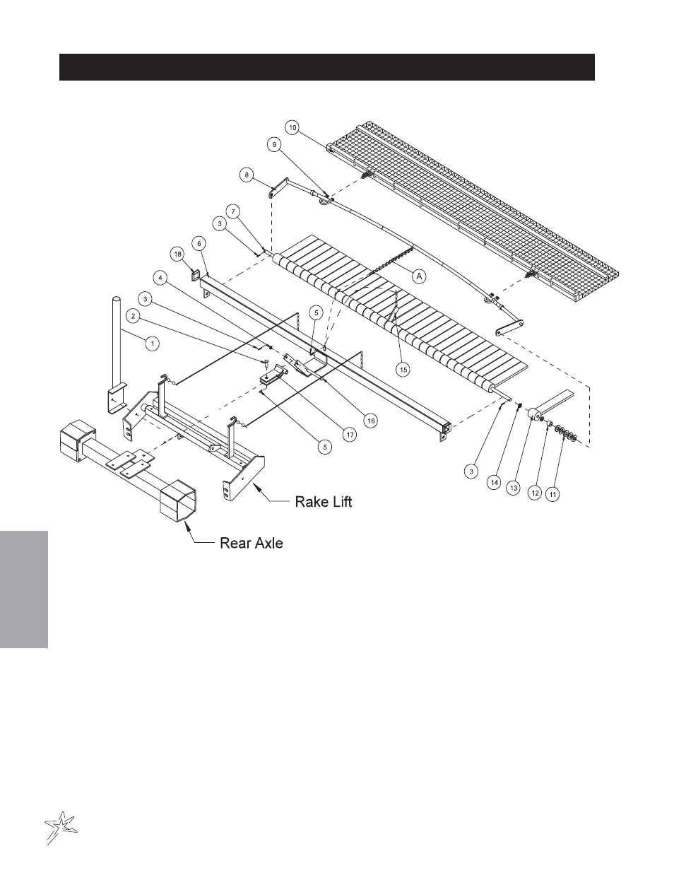 008 flex action field finisher drawing | Smithco Diesel Super Rake 17-001-B (sn 2564 – 2620) Parts & Service Manual User Manual | Page 92 / 108