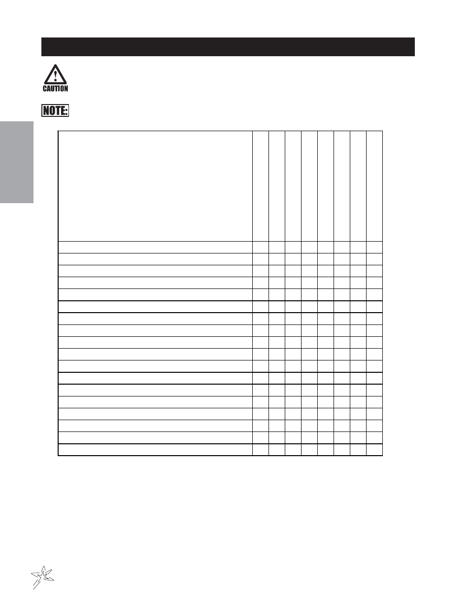 Service chart | Smithco Diesel Super Rake 17-001-D (sn 2702 – 2721) Parts & Service Manual User Manual | Page 12 / 110