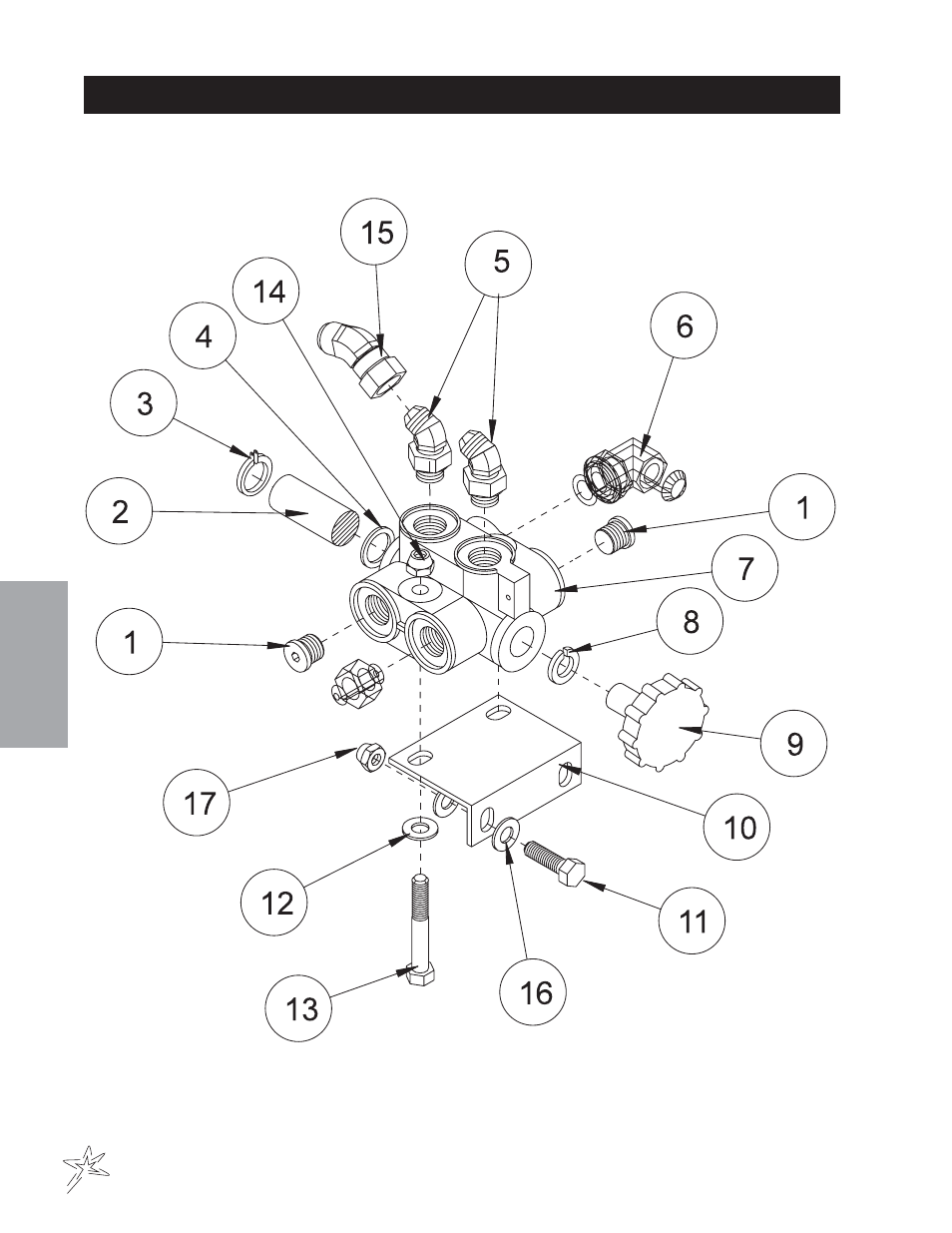 On-off valve drawing | Smithco Diesel Super Rake 17-001-D (sn 2702 – 2721) Parts & Service Manual User Manual | Page 42 / 110