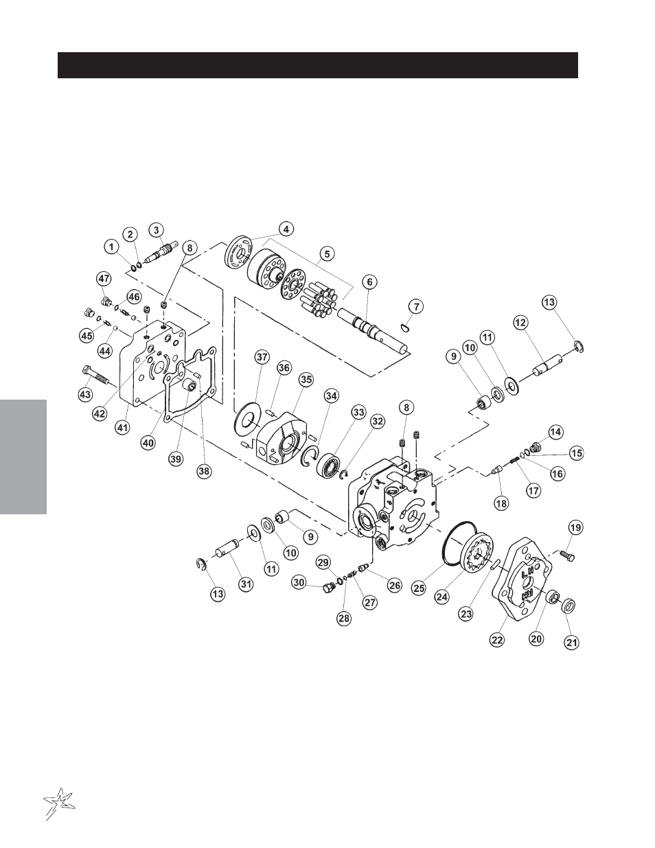 109 variable pump drawing | Smithco Diesel Super Rake 17-001-D (sn 2702 – 2721) Parts & Service Manual User Manual | Page 46 / 110