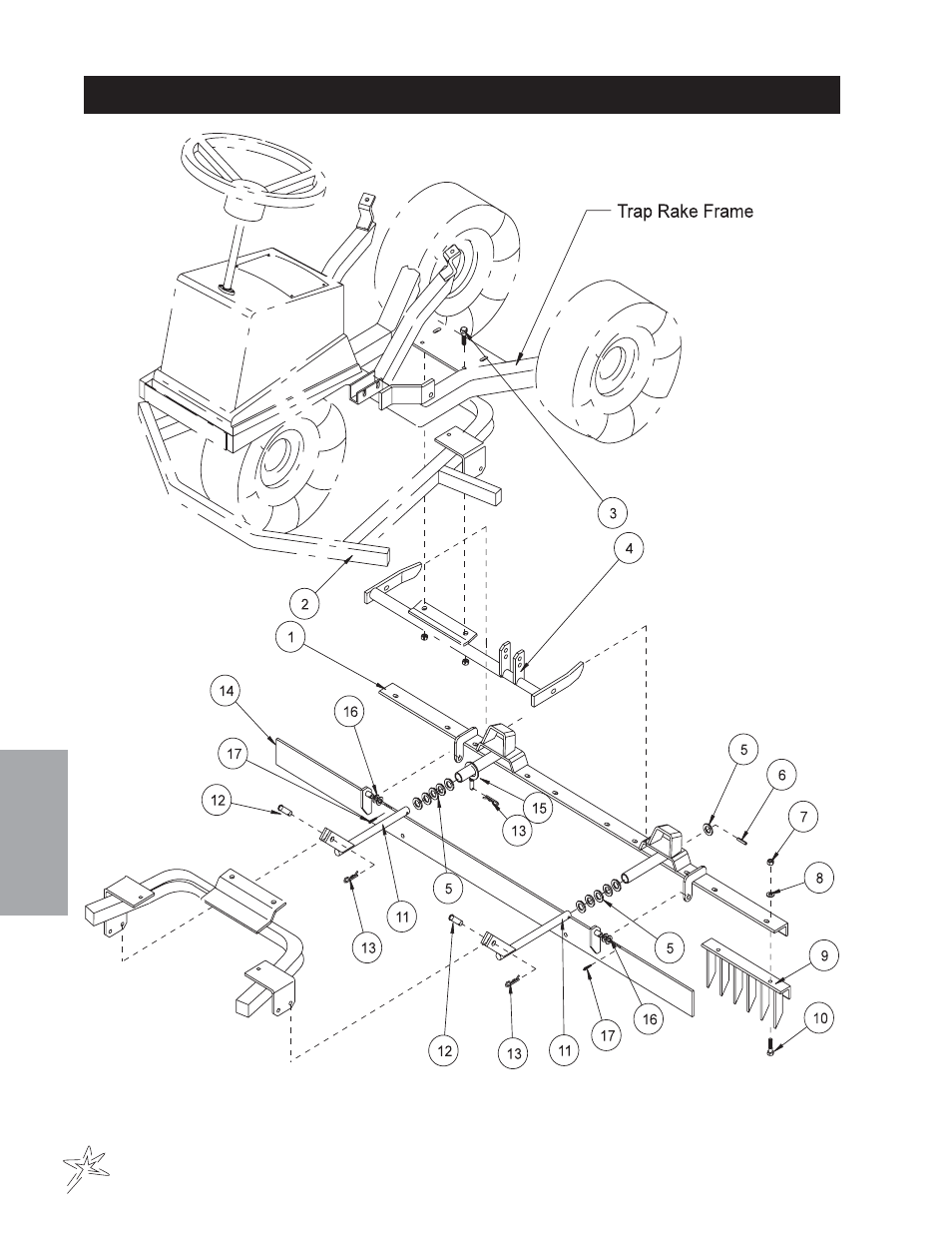 577 scarifier vertical blades drawing | Smithco Diesel Super Rake 17-001-D (sn 2702 – 2721) Parts & Service Manual User Manual | Page 68 / 110