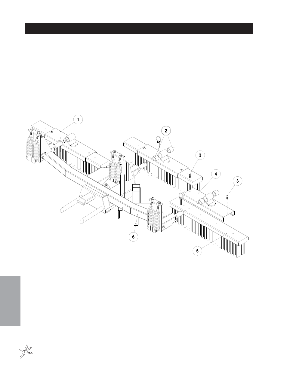 585 green star rbs brush set (3) drawing | Smithco Diesel Super Rake 17-001 Accessories Manual User Manual | Page 101 / 112