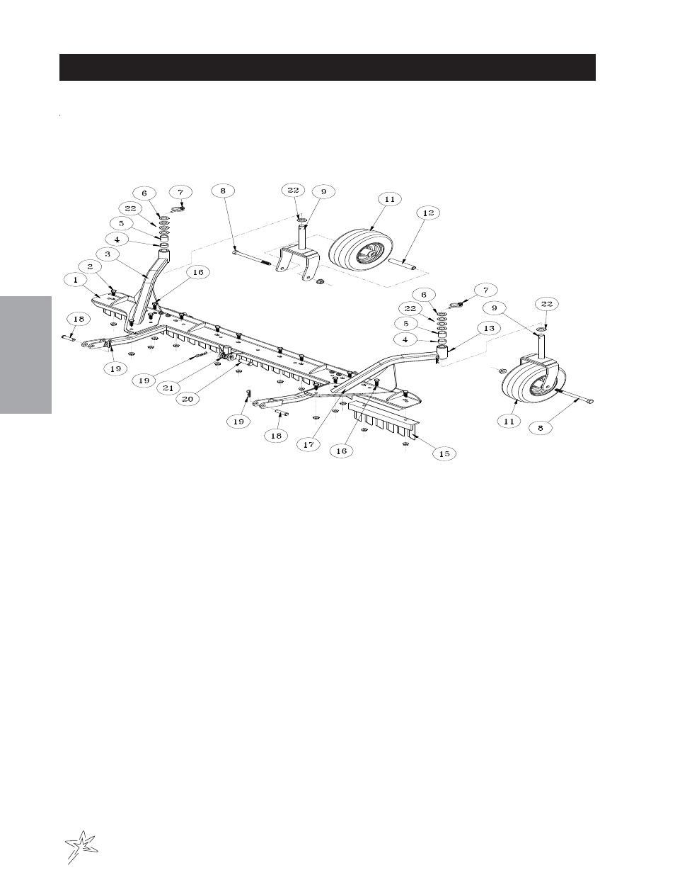 178 infield scarifier with vertical blades drawing | Smithco Diesel Super Rake 17-001 Accessories Manual User Manual | Page 42 / 112